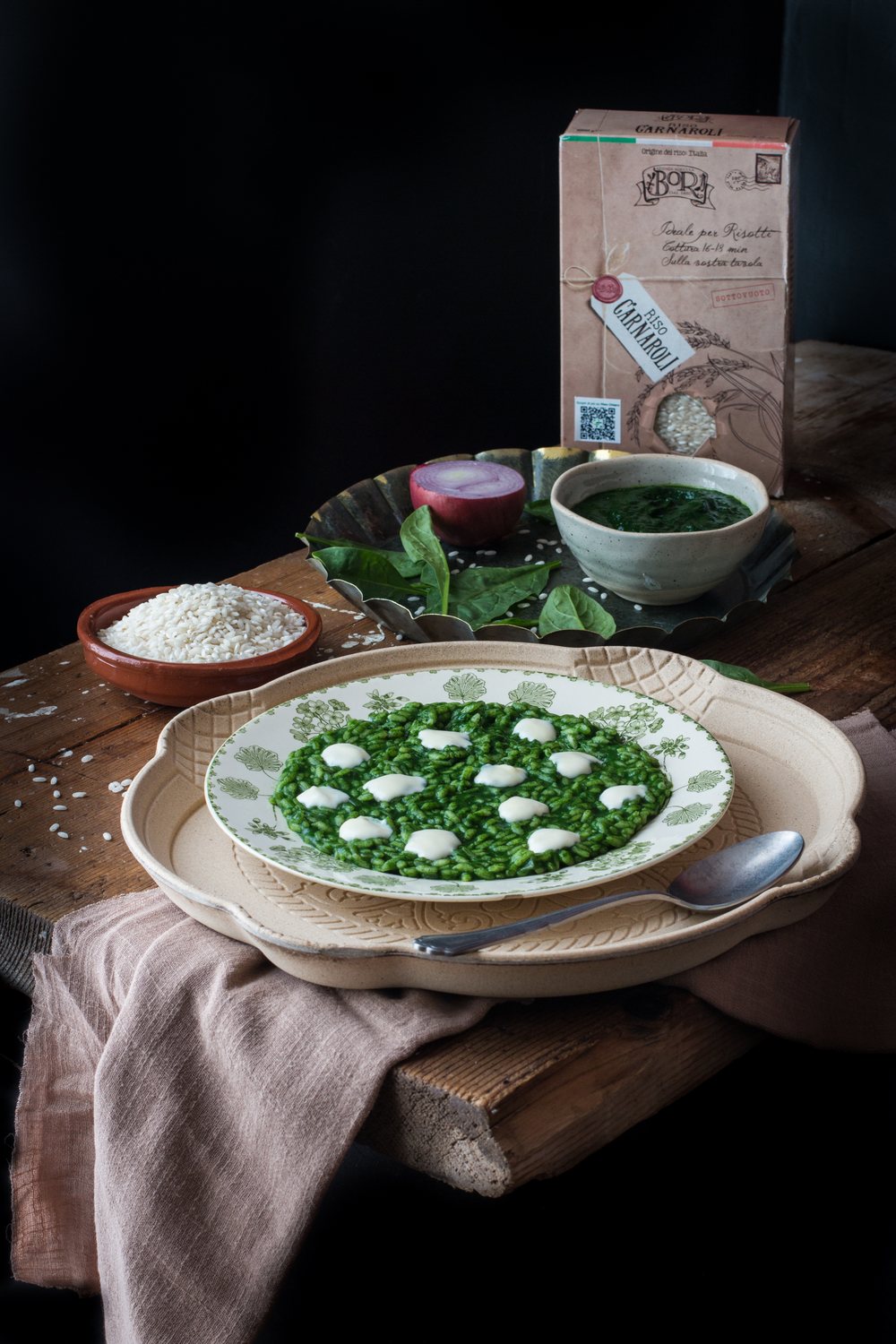 Risotto agli spinaci