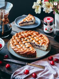 Reel: crostata con confettura di ciliegie