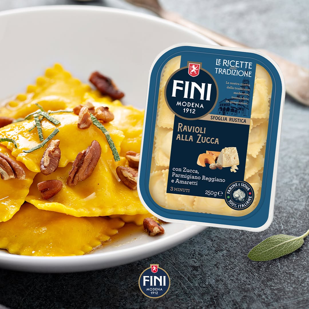 Ravioli alla zucca FINI con la confezione