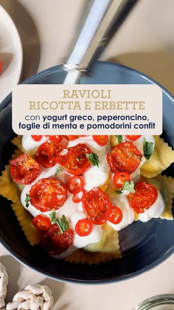 Videoricetta FINI: ravioli ricotta e erbe