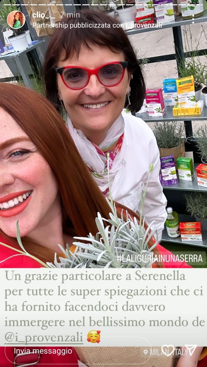 Story di @clio_._ nella serra I Provenzali