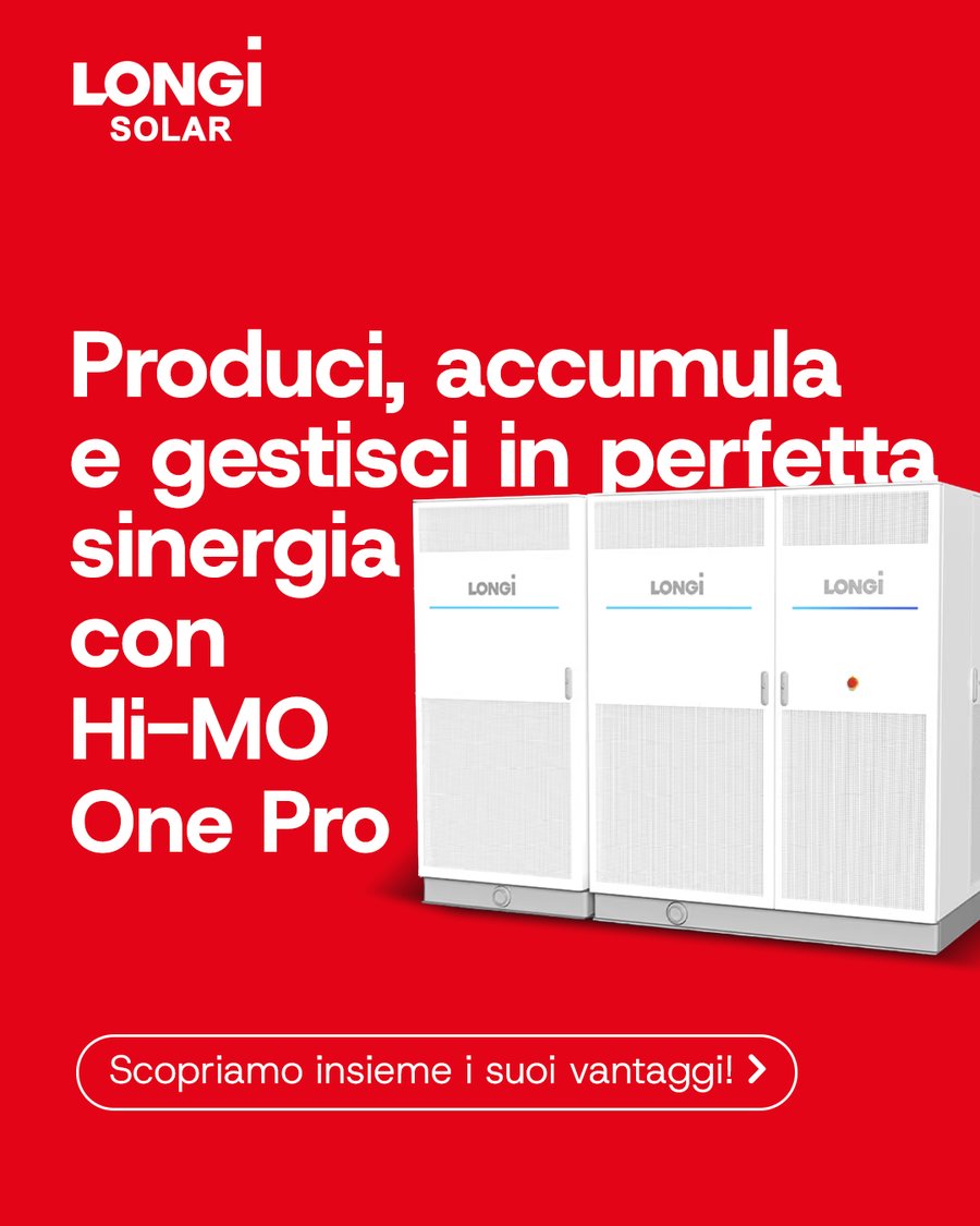 Post LONGi: Produci, accumula e gestisci con Hi-MO One Pro