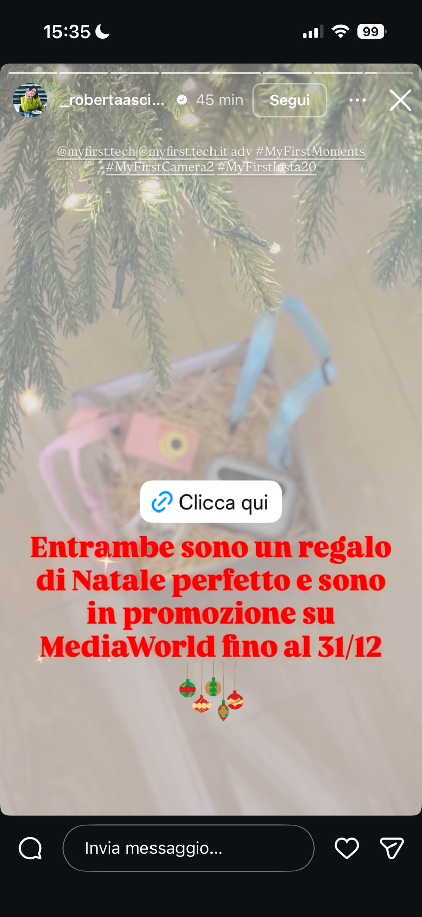Story: i prodotti MyFirst in promozione per Natale