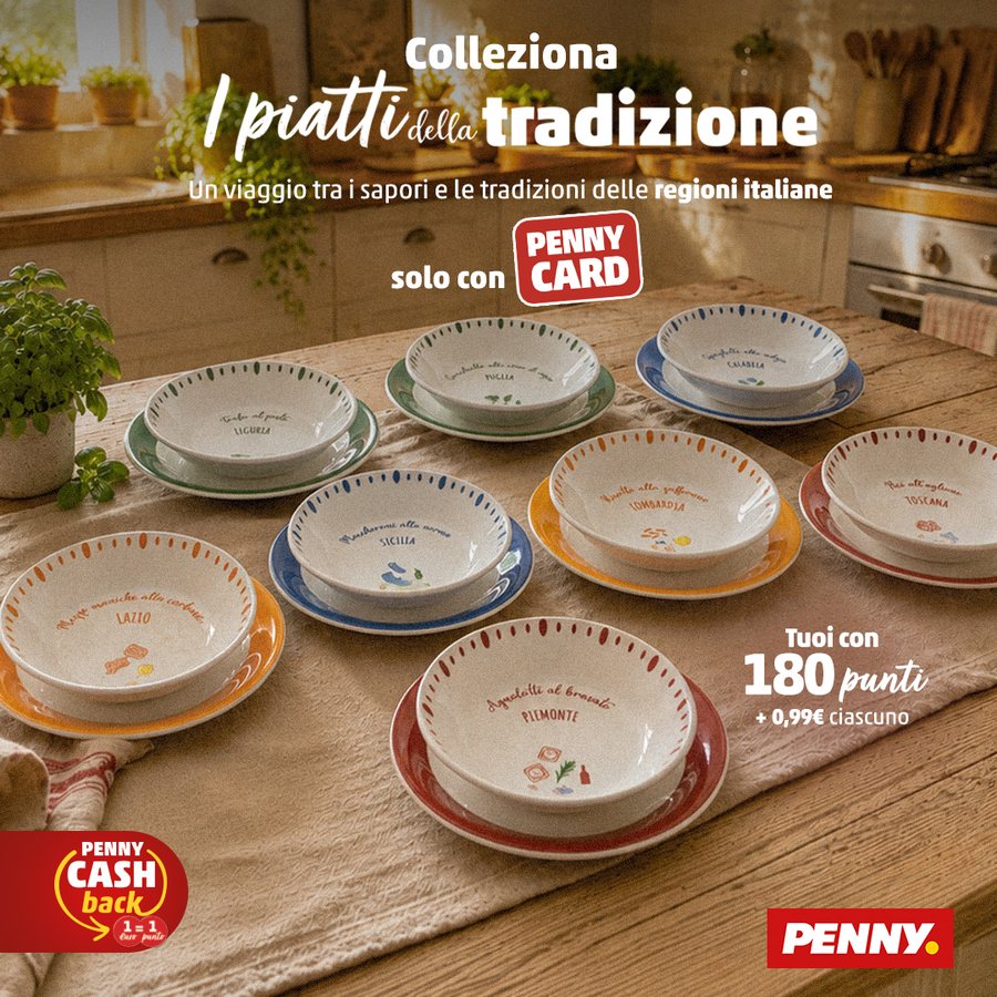 Key visual PENNYCashback: I piatti della tradizione
