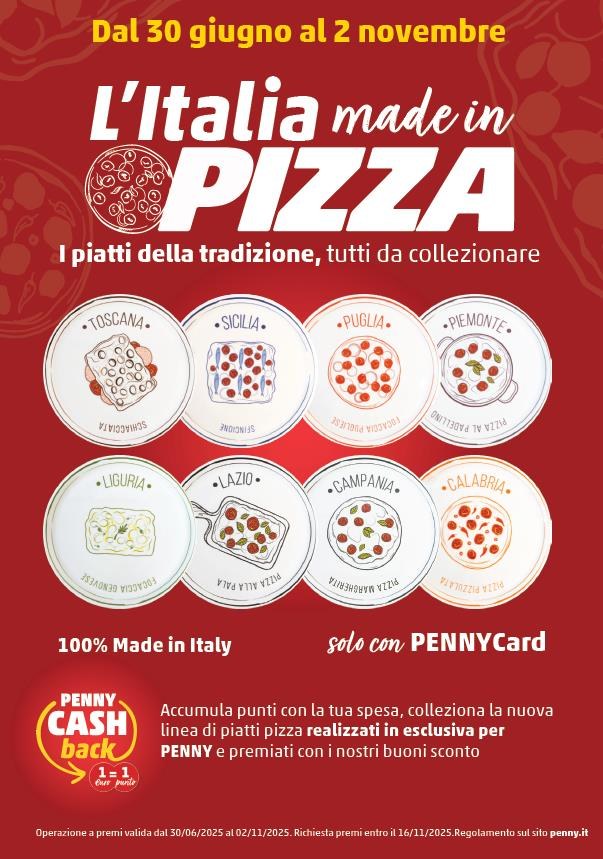 Locandina della collezione L’Italia made in Pizza