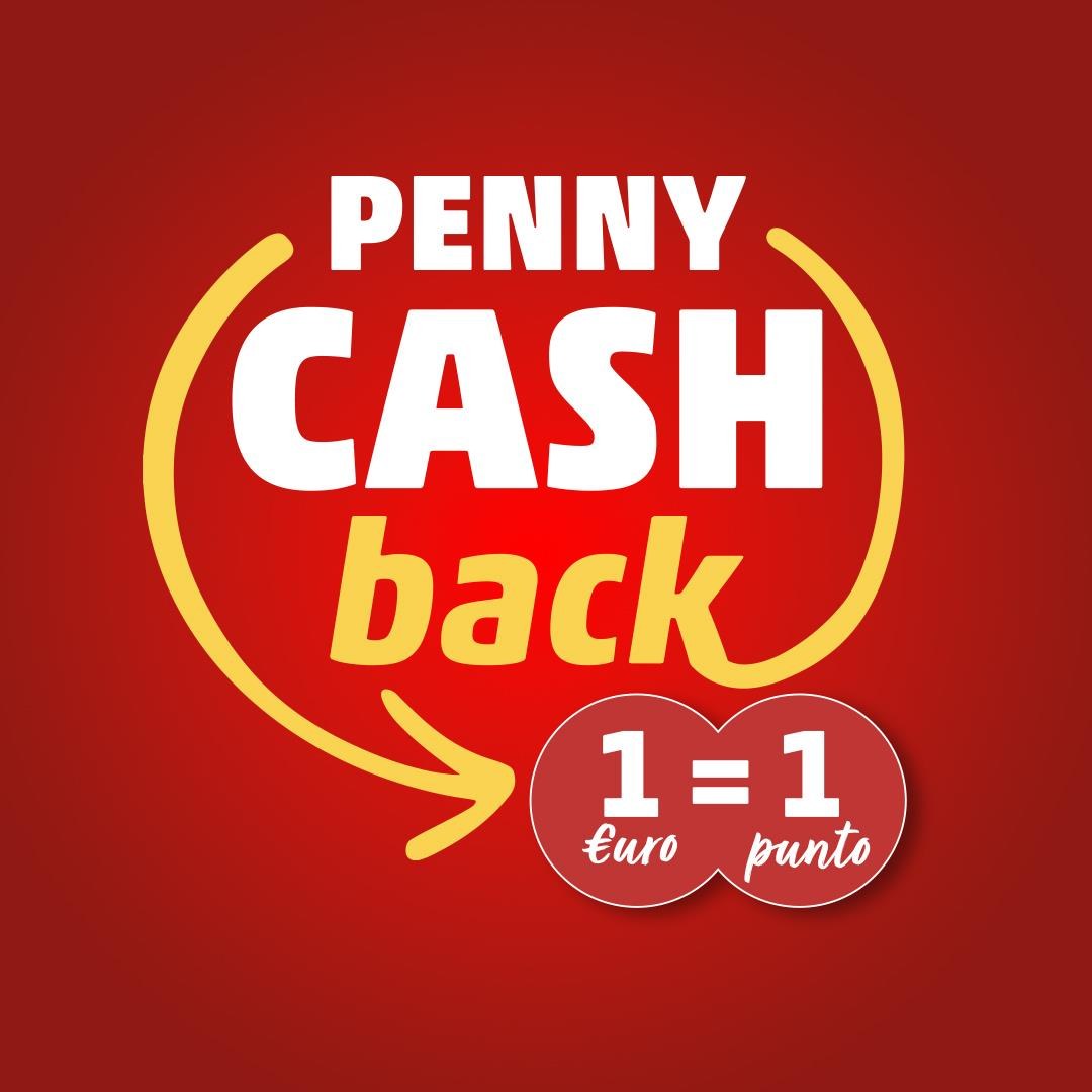 Logo PENNYCashback: 1 euro = 1 punto