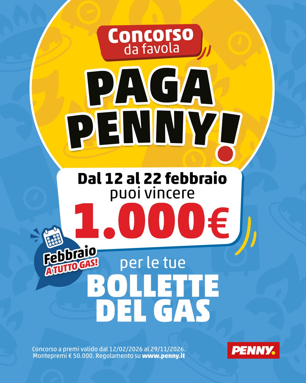 Locandina del concorso Paga Penny