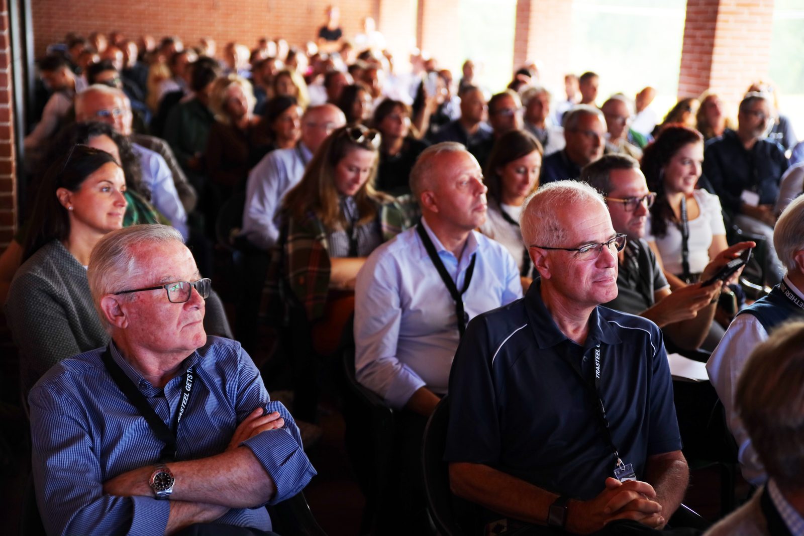 La platea durante gli interventi