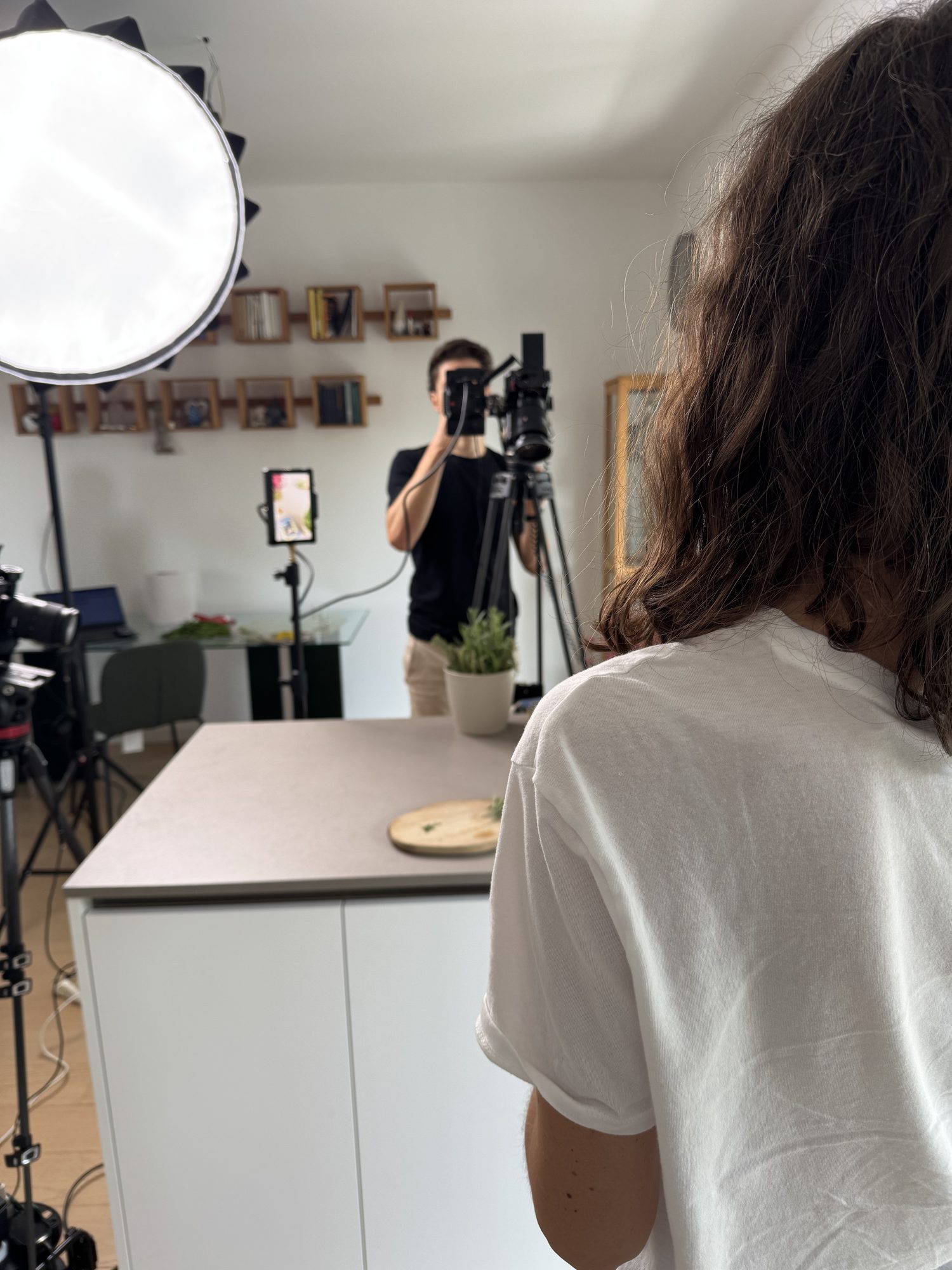 Casting in studio